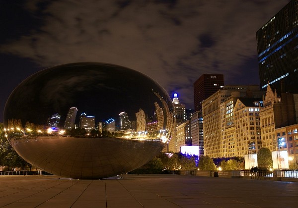 Chicago - Millennium Park by night